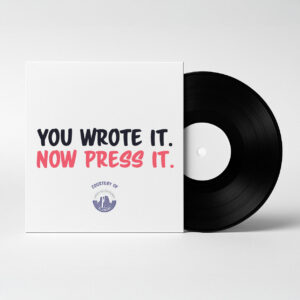 10" Custom Vinyl Record