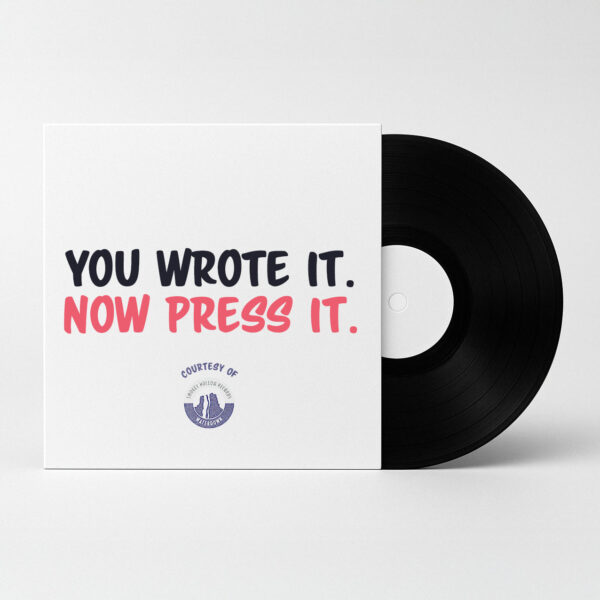 12" Custom Vinyl Record